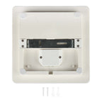 15W Plafon LED / IP44 / Chip Samsung / Barwa:3000K / Klosz PC / Kwadrat