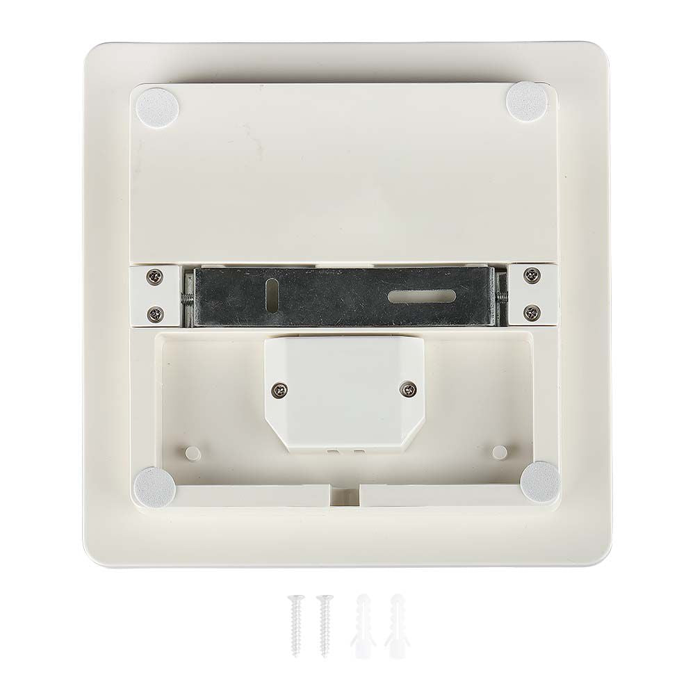 15W Plafon LED / IP44 / Chip Samsung / Barwa:3000K / Klosz PC / Kwadrat