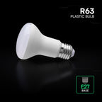 8.5W R63 Żarówka LED / Chip CREE / Barwa:3000K / Trzonek:E27 / 6 Lat gwarancji