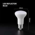 8.5W R63 Żarówka LED / Chip CREE / Barwa:6500K / Trzonek:E27 / 6 Lat gwarancji