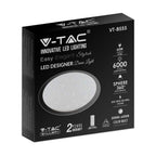 30W/60W/30W Dekoracyjny plafon LED / Barwa: 3w1 / Ściemniany / Klosz z efektem gwiazdki