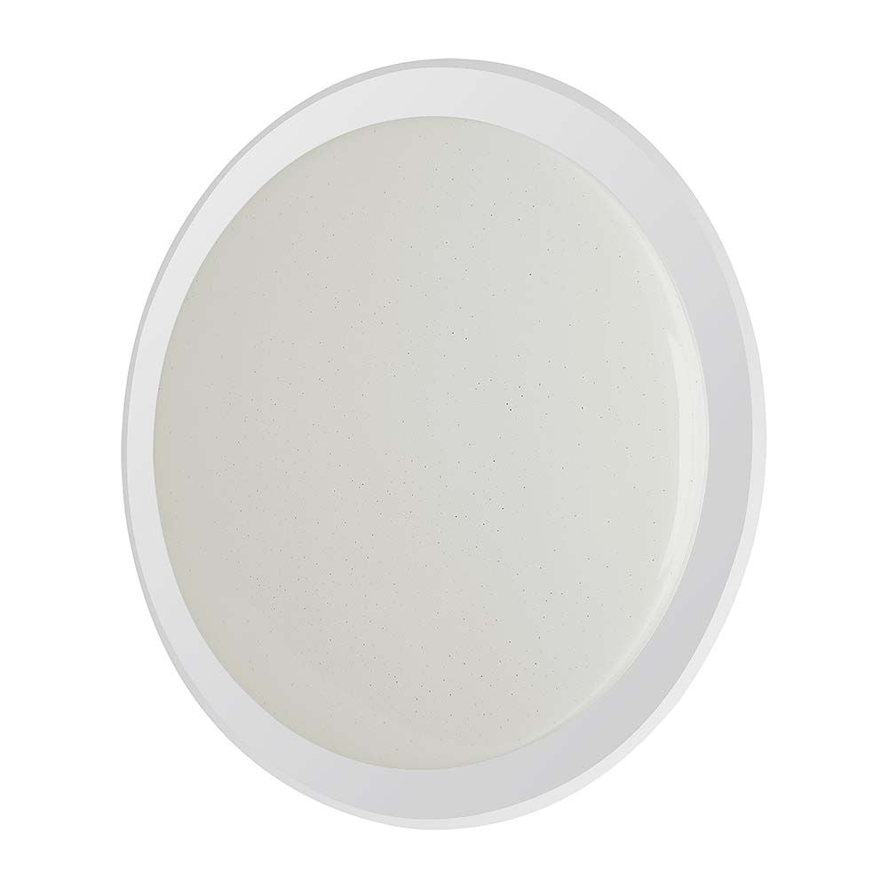 30W/60W/30W Dekoracyjny plafon LED / Barwa: 3w1 / Ściemniany / Klosz z efektem gwiazdki