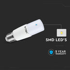 7.5W T37 Żarówka LED / Chip SAMSUNG /Barwa:6500K / Trzonek:E27