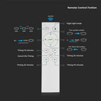 30W/60W/30W Dekoracyjny plafon LED / Barwa: 3w1 / Ściemniany / Klosz z efektem fali