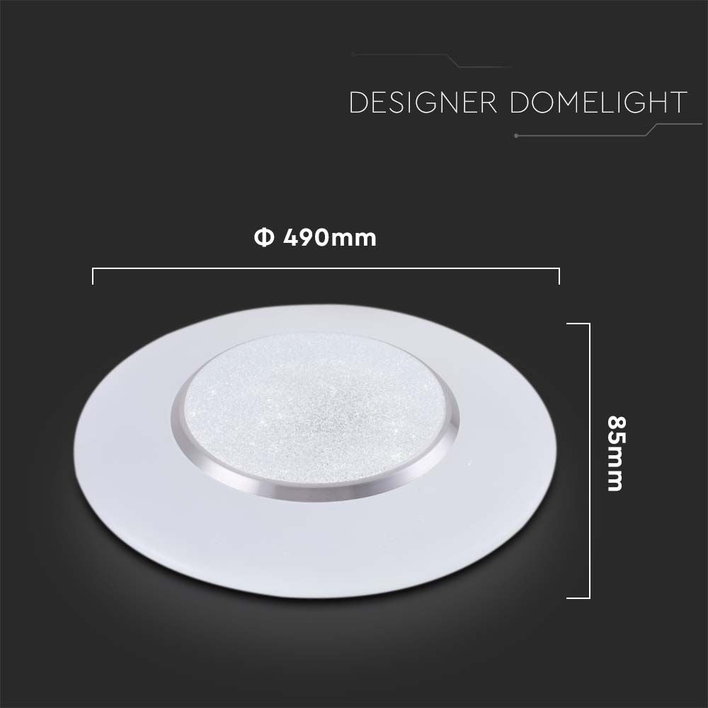 30W/60W/30W Dekoracyjny plafon LED / Barwa: 3w1 / Ściemniany