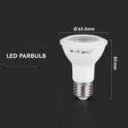 5.8W PAR 20 Żarówka LED / Chip SAMSUNG / Barwa:3000K / Trzonek:E27