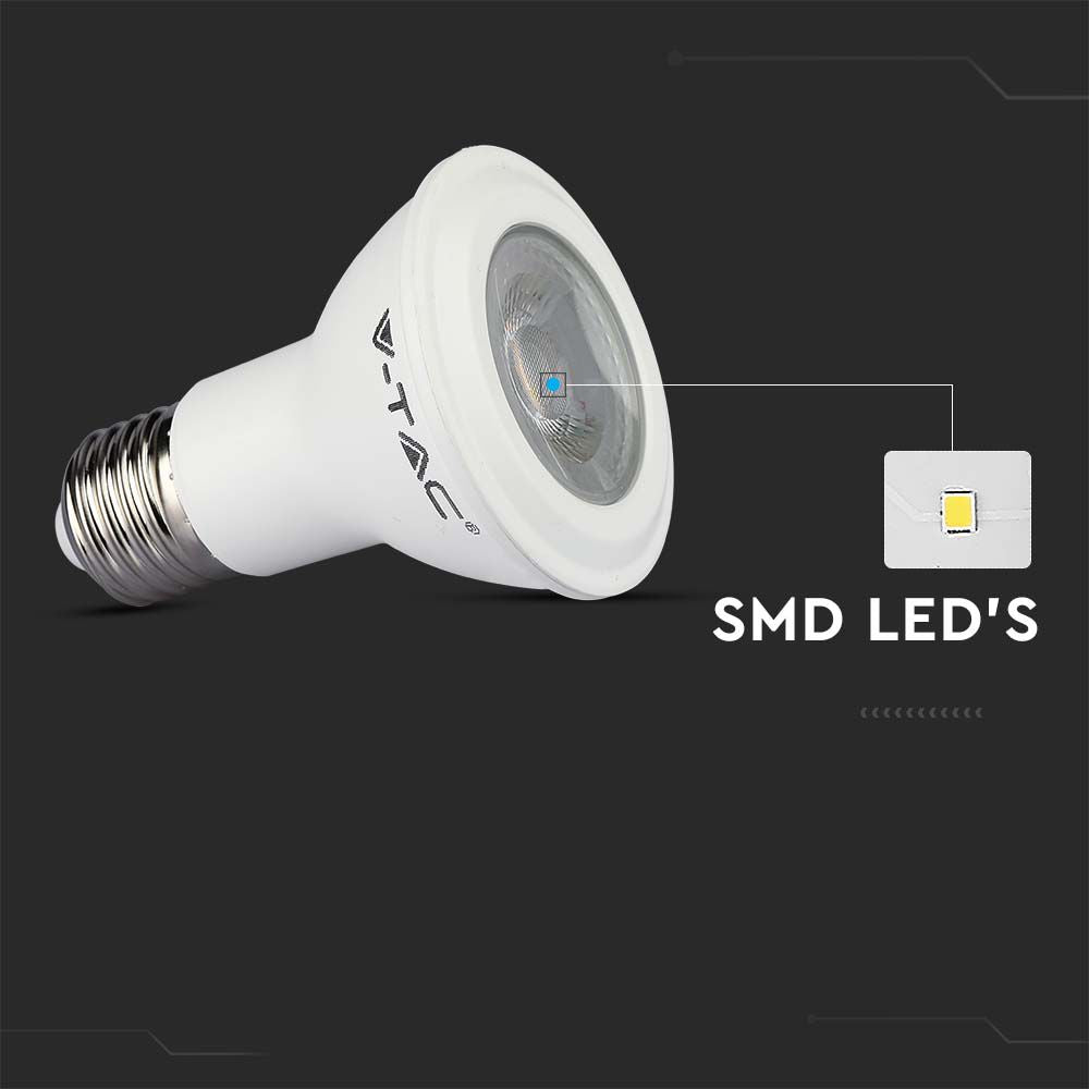 5.8W PAR 20 Żarówka LED / Chip SAMSUNG / Barwa:3000K / Trzonek:E27