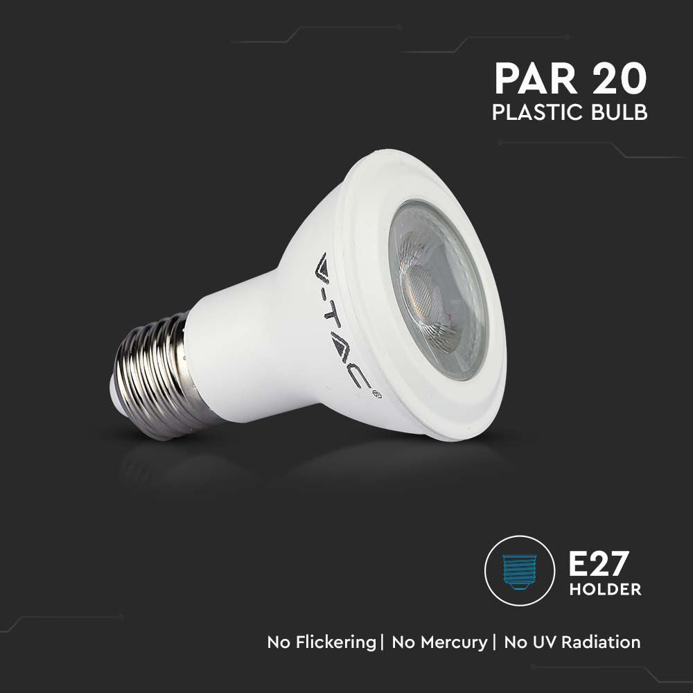 5.8W PAR 20 Żarówka LED / Chip SAMSUNG / Barwa:4000K / Trzonek:E27