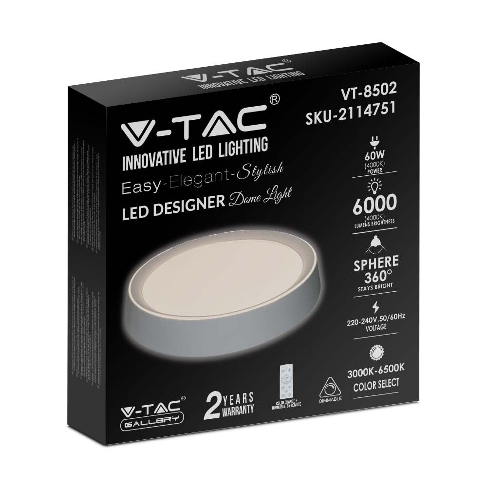 30W/60W/30W Dekoracyjny plafon LED / Barwa: 3w1 / Ściemniany