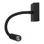 3W Kinkiet hotelowy LED / Barwa:3000K / Czarny