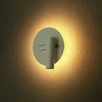 LED 3W+SMD 6W Hotelowa lampa ścienna LED / Barwa: 3000K / Kolor: Biały