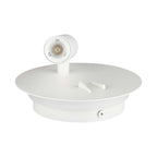 LED 3W+SMD 6W Hotelowa lampa ścienna LED / Barwa: 3000K / Kolor: Biały
