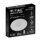 30W/60W/30W Dekoracyjny plafon LED / Barwa: 3w1 / Ściemniany / Klosz z efektem diamentu