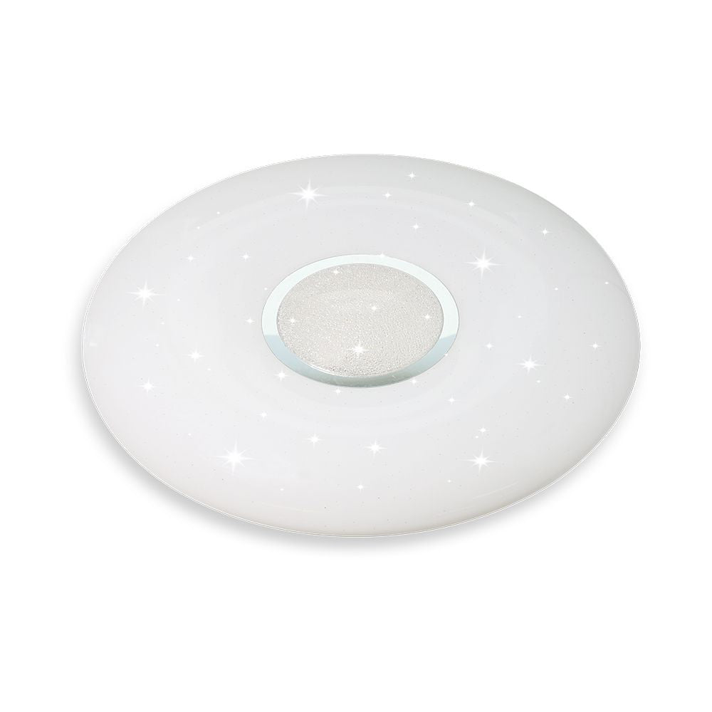 30W/60W/30W Dekoracyjny plafon LED / Barwa: 3w1 / Ściemniany / Klosz z efektem diamentu