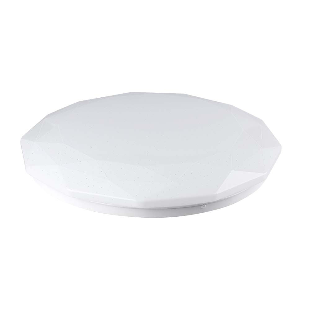 30W/60W/30W Dekoracyjny plafon LED / Barwa: 3w1 / Ściemniany / Klosz z efektem diamentu