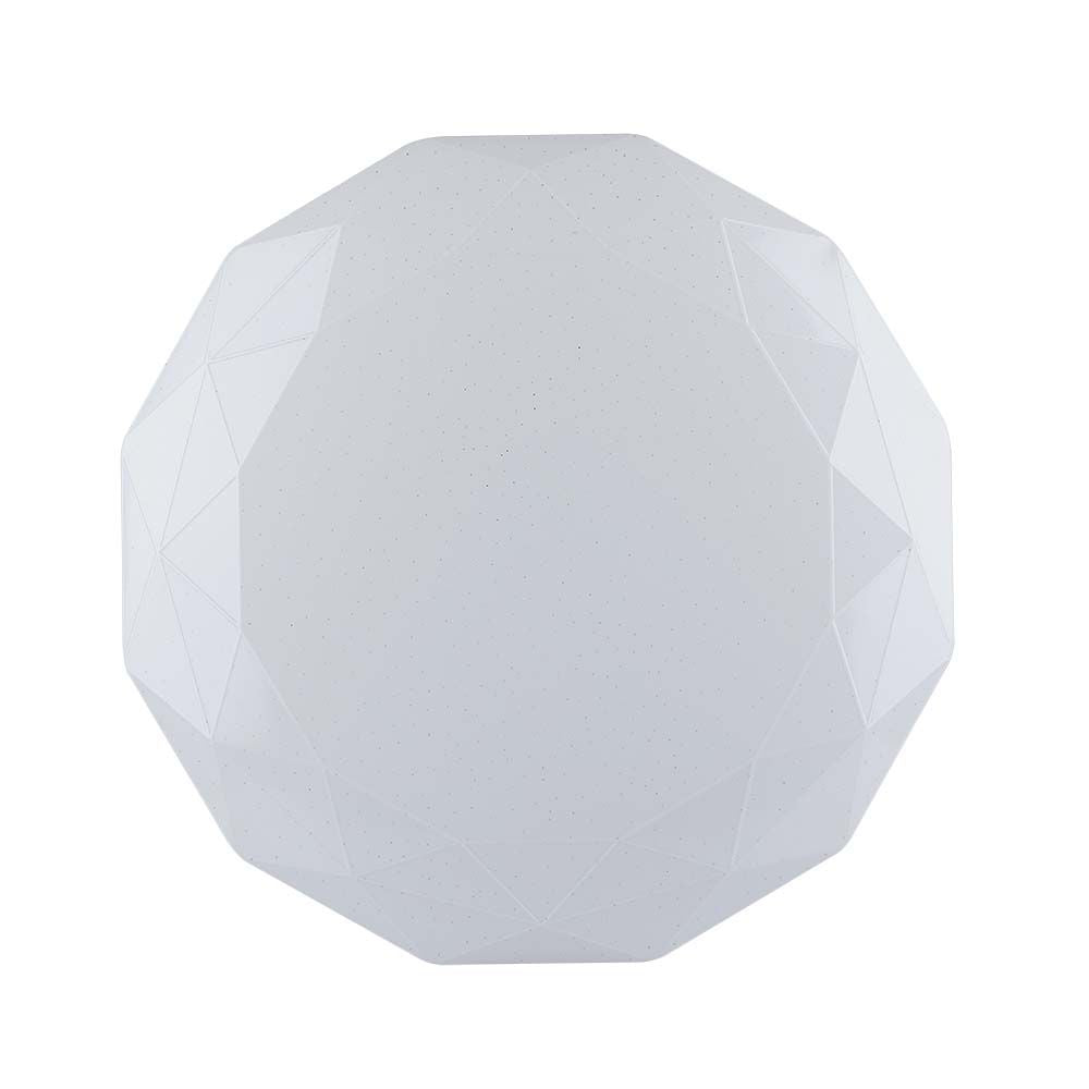 20W/40W/20W Dekoracyjny plafon LED / Barwa: 3w1 / Ściemniany / Klosz z efektem diamentu