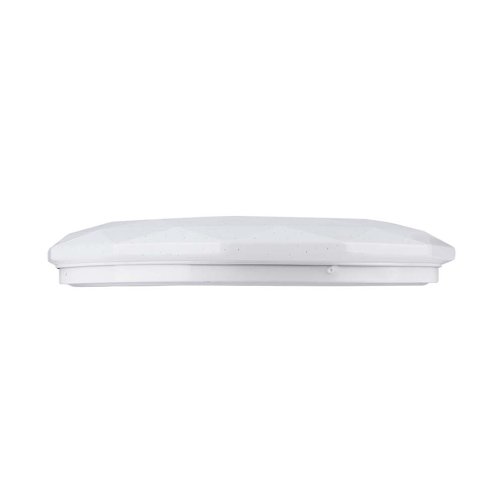 20W/40W/20W Dekoracyjny plafon LED / Barwa: 3w1 / Ściemniany / Klosz z efektem diamentu