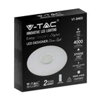 20W/40W/20W Dekoracyjny plafon LED / Barwa: 3w1 / Ściemniany / Klosz z efektem diamentu