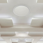 36W/72W/36W Dekoracyjny plafon LED / Barwa: 3w1 / Ściemniany / Klosz z efektem gwiazdki