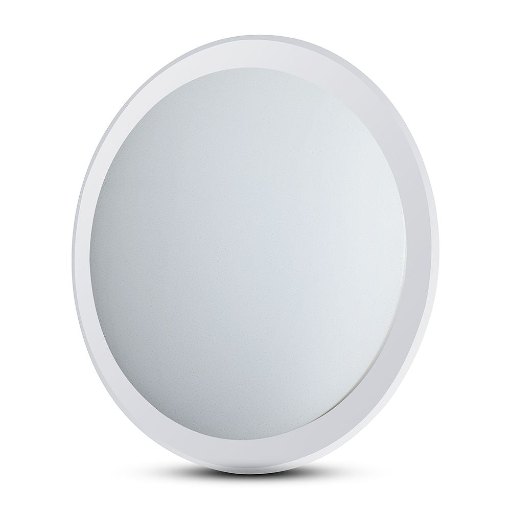 36W/72W/36W Dekoracyjny plafon LED / Barwa: 3w1 / Ściemniany / Klosz z efektem gwiazdki