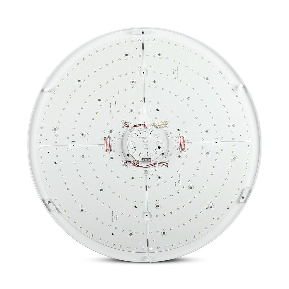 36W/72W/36W Dekoracyjny plafon LED / Barwa: 3w1 / Ściemniany / Klosz z efektem gwiazdki