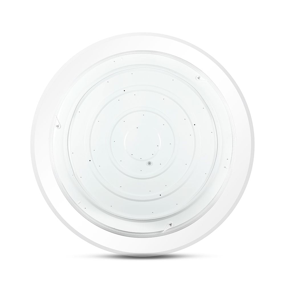 36W/72W/36W Dekoracyjny plafon LED / Barwa: 3w1 / Ściemniany / Klosz z efektem gwiazdki