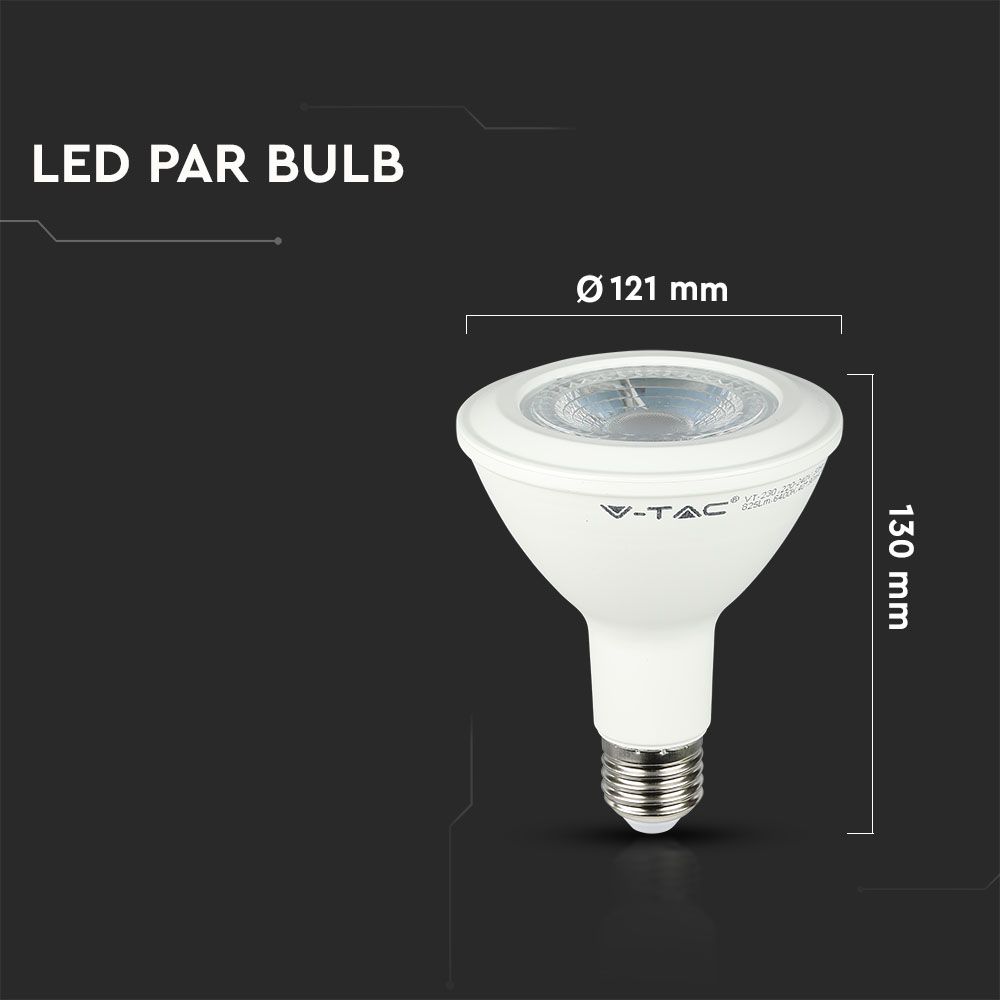 12.8W PAR 38 Żarówka LED / Chip SAMSUNG / Barwa:4000K / Trzonek:E27