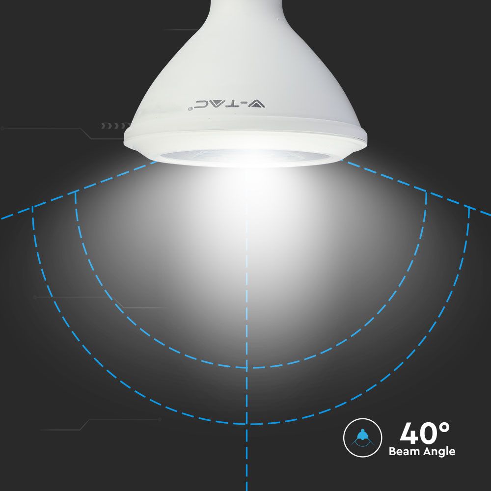 12.8W PAR 38 Żarówka LED / Chip SAMSUNG / Barwa:4000K / Trzonek:E27