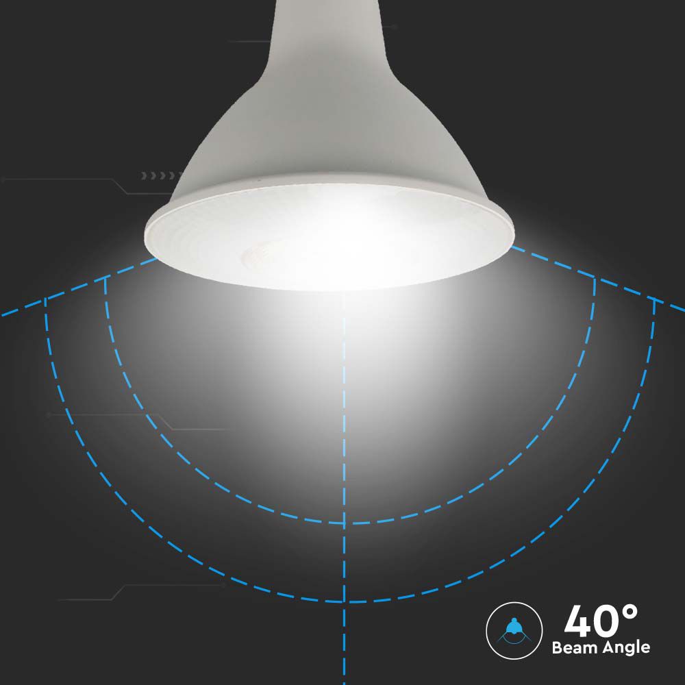 12.8W PAR 38 Żarówka LED / Chip SAMSUNG / Barwa:6400K / Trzonek:E27