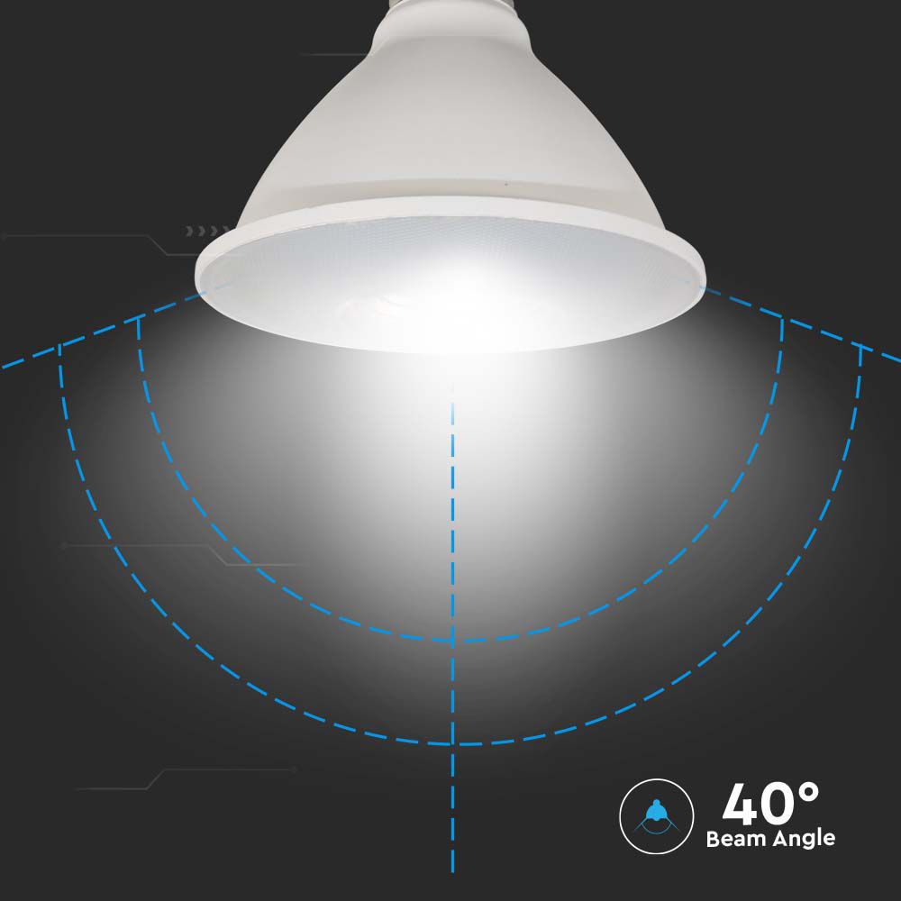 11W PAR 30 Żarówka LED / Chip SAMSUNG / Barwa:6400K / Trzonek:E27