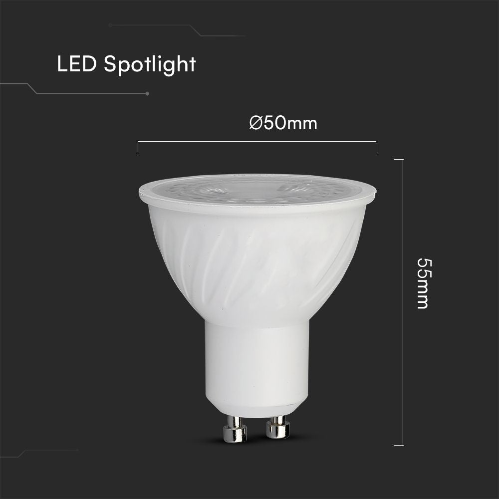 6W GU10 Żarówka LED / Chip SAMSUNG / Barwa:4000K / Trzonek:GU10