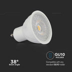 6W GU10 Żarówka LED / Chip SAMSUNG / Barwa:6500K / Trzonek:GU10