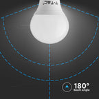 4.5W P45 Żarówka LED / Chip SAMSUNG / Barwa:3000K / Trzonek:E14