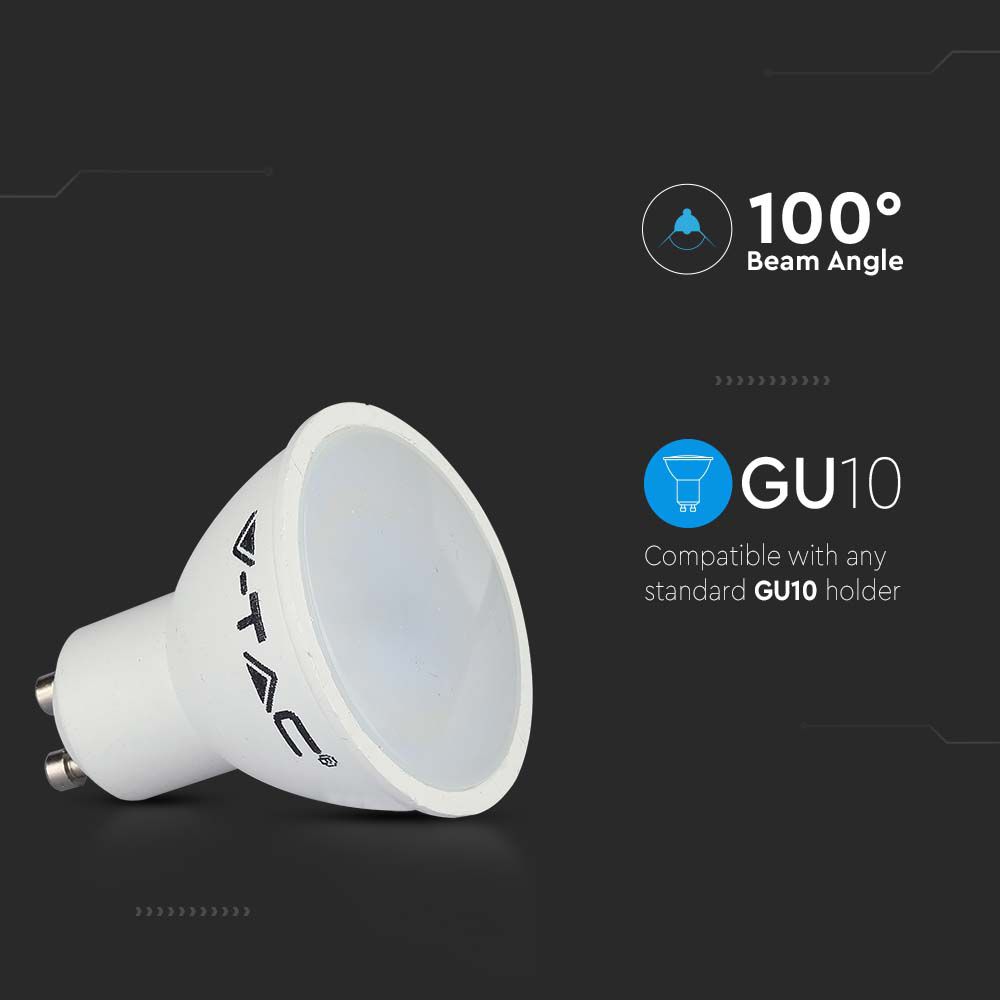 4.5W GU10 Żarówka LED / Barwa:3000K / Trzonek:GU10 / Kąt 110'