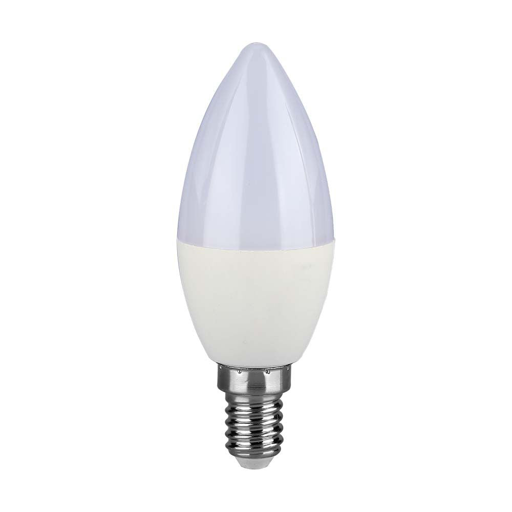 4.5W C37 Żarówka LED / Chip SAMSUNG / Barwa:3000K / Trzonek:E14