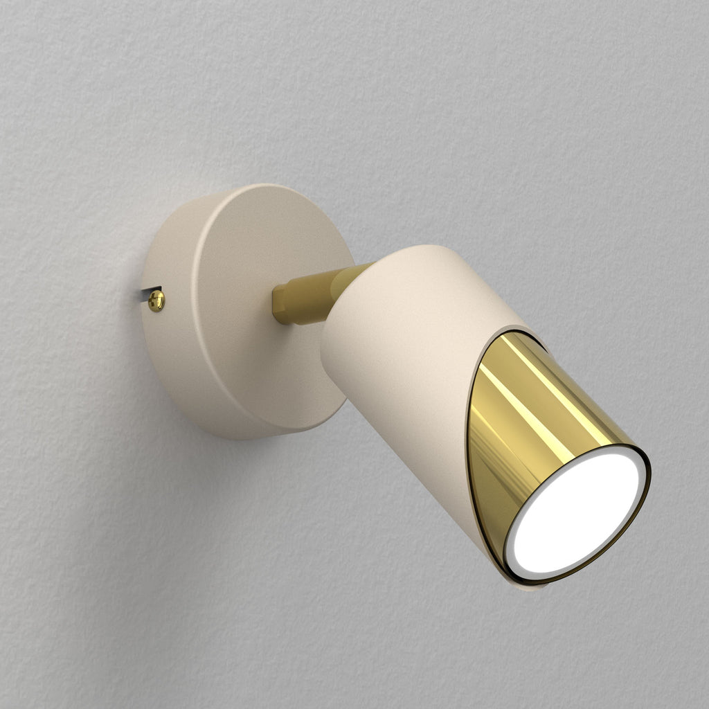 spot Shift beige/gold 1xGU10