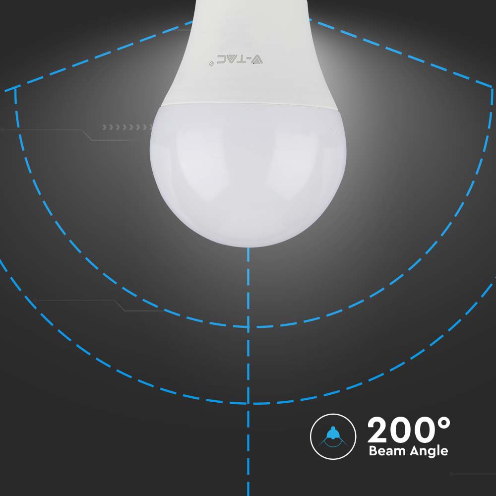 10.5W A60 Żarówka LED / Chip SAMSUNG / Barwa:4000K / Trzonek:E27