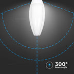 60W Uliczna Żarówka LED / Chip SAMSUNG / Barwa:4000K / Trzonek:E40