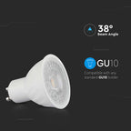 6W GU10 Żarówka LED / Barwa:4000K / Kąt 38' / Trzonek:GU10