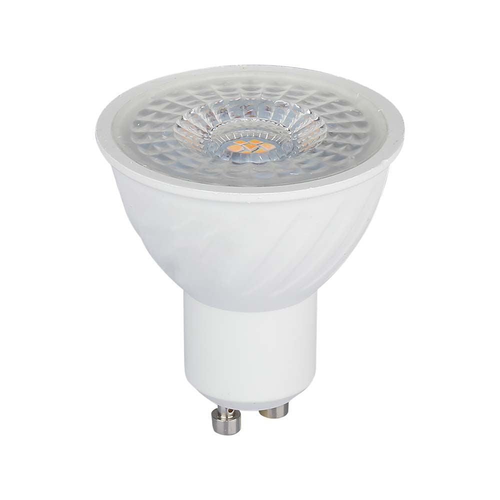 6W GU10 Żarówka LED / Chip SAMSUNG / Barwa:6500K / Kąt 38'D / Trzonek:GU10