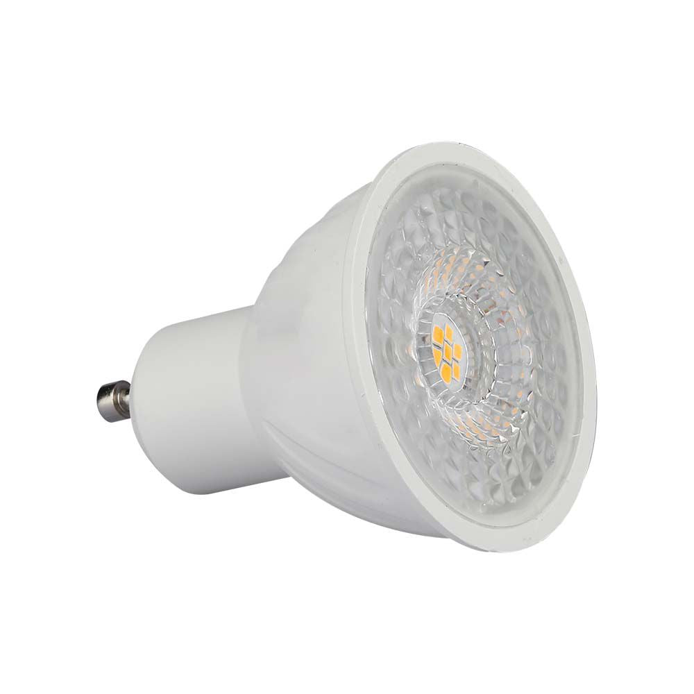 6W GU10 Żarówka LED / Chip SAMSUNG / Barwa:6500K / Kąt 38'D / Trzonek:GU10