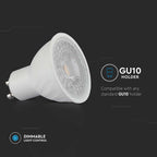 6W GU10 Żarówka LED / Chip SAMSUNG / Barwa:6500K / Kąt 110' / Trzonek:GU10