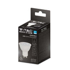 6W GU10 Żarówka LED / Chip SAMSUNG / Barwa:4000K / Kąt 110' / Ściemniana / Trzonek:GU10