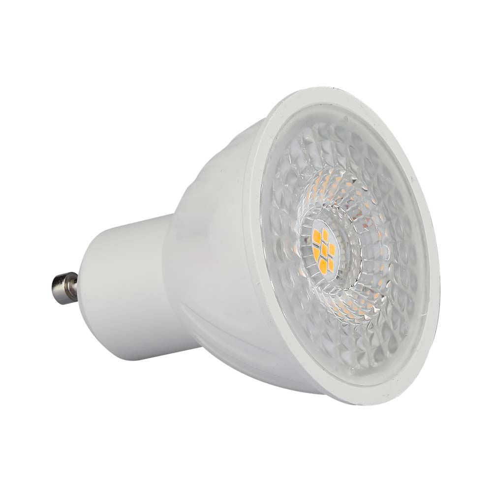 6W GU10 Żarówka LED / Chip SAMSUNG / Barwa:4000K / Kąt 110' / Ściemniana / Trzonek:GU10