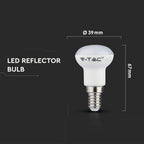 3W R39 Żarówka LED / Chip SAMSUNG / Barwa:6400K / Trzonek:E14