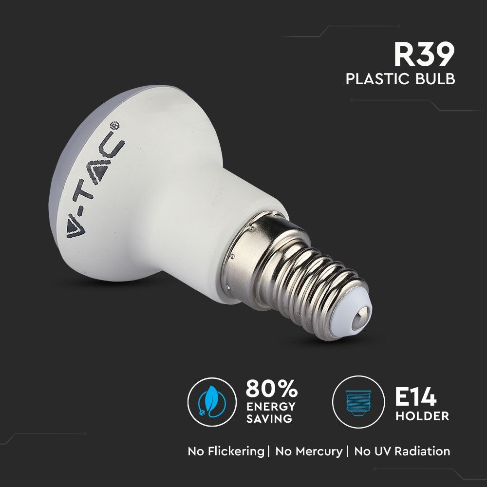 3W R39 Żarówka LED / Chip SAMSUNG / Barwa:6400K / Trzonek:E14