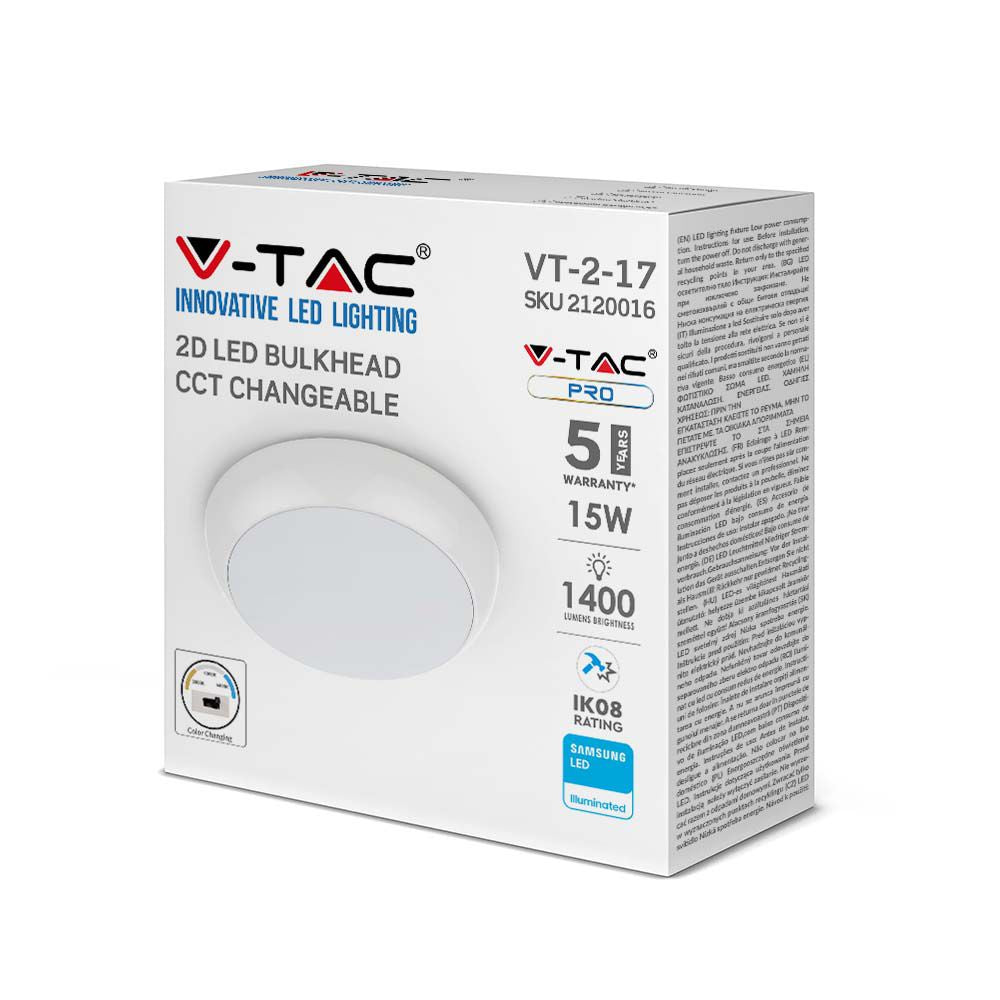15W Plafon LED / Chip SAMSUNG / Barwa: 3w1