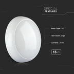 15W Plafon LED / Chip SAMSUNG / Barwa: 3w1