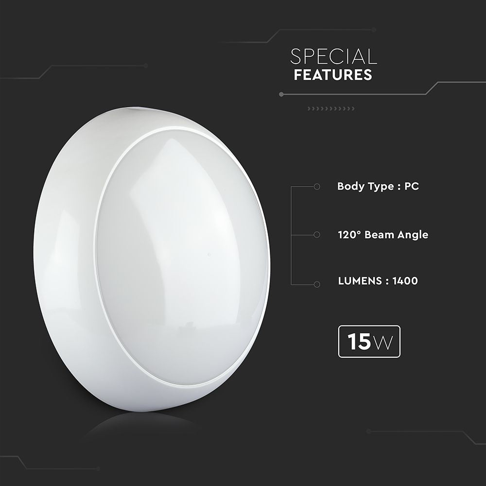 15W Plafon LED / Chip SAMSUNG / Barwa: 3w1