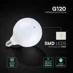 22W G120 Żarówka LED / Chip CREE / Barwa:3000K / Trzonek:E27 / 6 Lat gwarancji